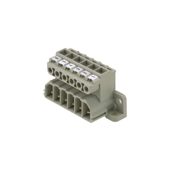 PCB plug-in connector, male plug, 7.00 mm, Number of poles: 5, 180°, Clamping yoke connection, Clamping range, max. : 4 mm², Box image 1