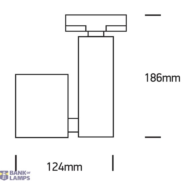 WHITE GU10 10W TRACK SPOT 100-240V image 3