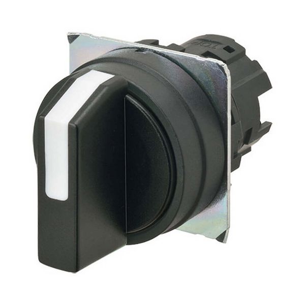 Selector A22NZ 22 dia., 3 position, NON-Lighted, bezel plastic, auto r A2270498M image 2