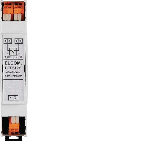 Distributor 2-way REG 2-wire technology light gray for video intercom stations image 1