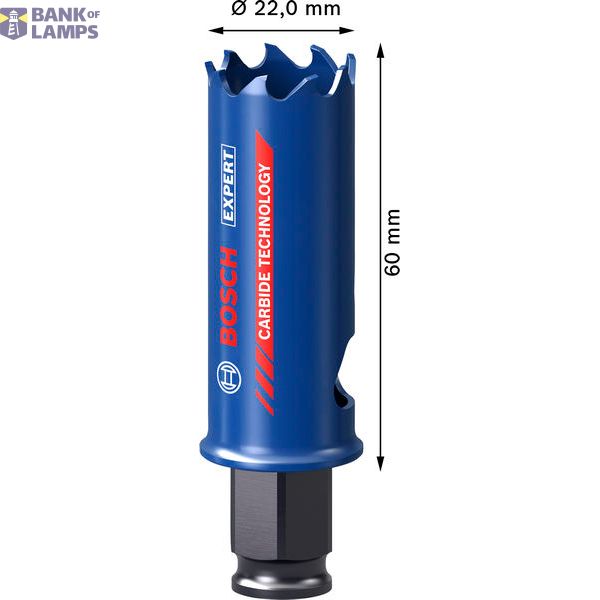 EXPERT Tough Material Hole Saw 22 mm image 2