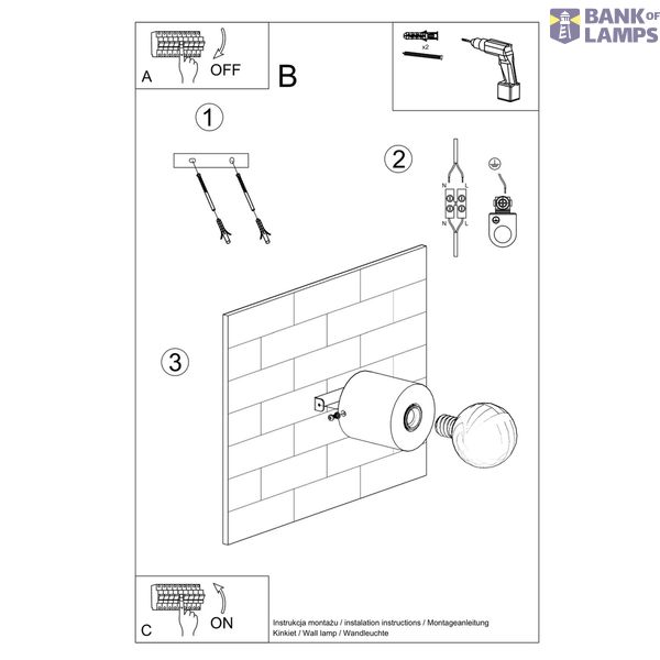 WALL LAMP SALGADO NATURAL WOOD E27 1X60W IP20 image 4