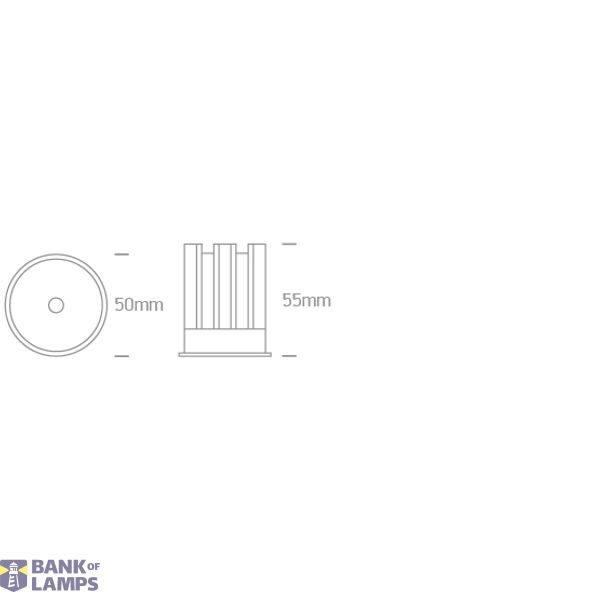 WHITE 7W CCTV IP20 36deg MR16 230V image 2