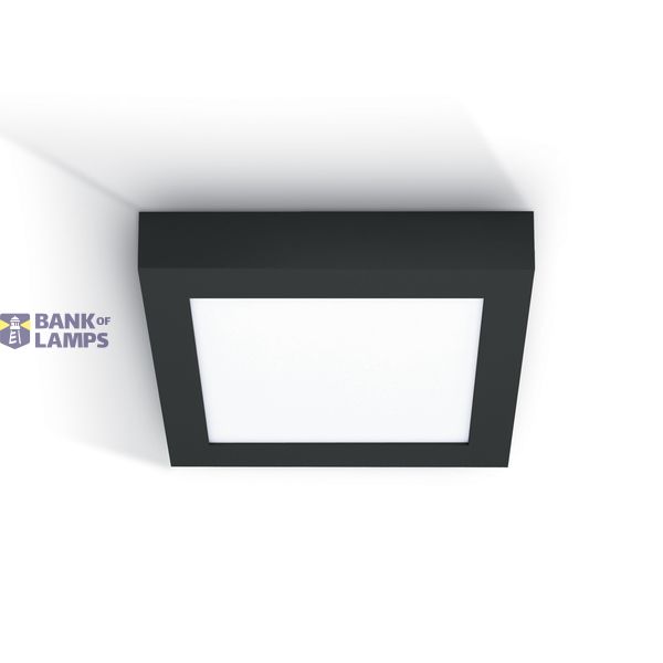 BLACK PLAFO 22W WW IP40 230V image 1