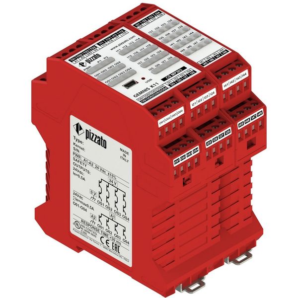 Programmable multifunction safety module, up to SIL 3, PLe, Category 4 - Gemnis series image 1