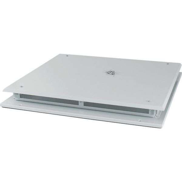 XTSZPTAV4-W1000 Top plate, ventilated, W=1000mm, IP42, grey image 3