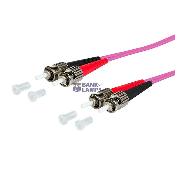 OpDAT patch cord 2xST/2xST OM4, 15.0 m image 1