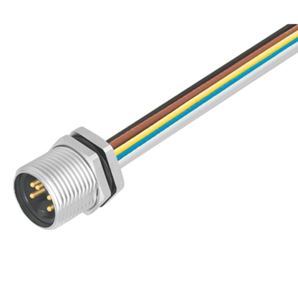 Built-in plugs, 7/8", Mounting thread: M26 x 1.5, Number of poles: 5, Strand / cable length: 0.2 m image 2