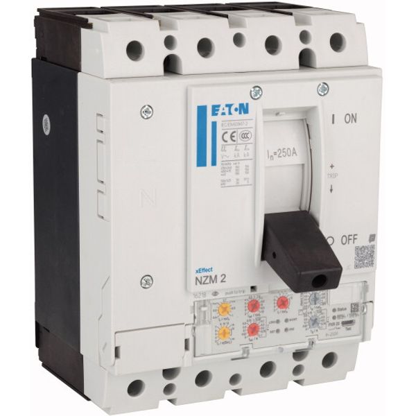 NZMH2-4-VX250-T NZM2 PXR20 circuit breaker, 250A, 4p, Screw terminal, earth-fault protection image 5