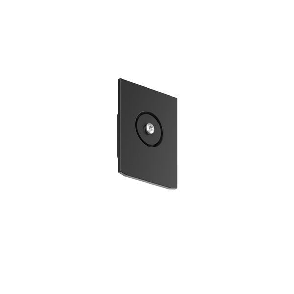 End cap L 16 B 58 H 76 colour: black image 2