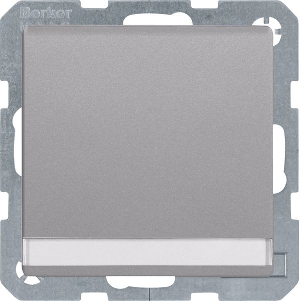 SCHUKO sock.outl. w. hing. cov., label. field a. cont.prot., Q1/Q3, al image 1