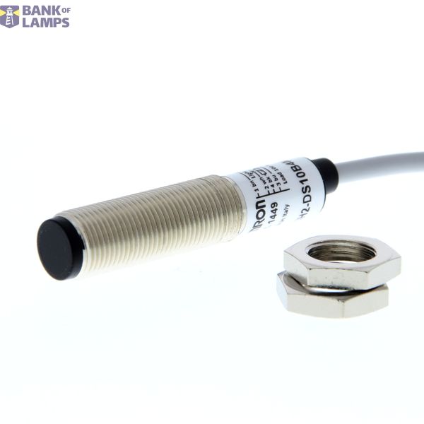 Photoelectric sensor, M12 brass housing, diffuse, 100 mm fixed, PNP, 2 image 1