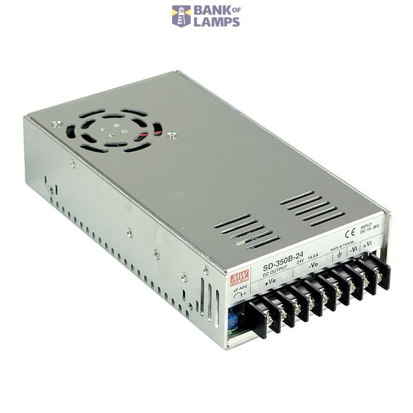 SD-350B-12 DC/DC Converter 19-36V:12V 27.5A 330W, MEAN WELL image 1