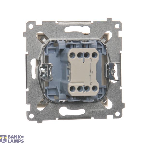 Single surface mounted box - for assembly, Gold matt, metalic image 1