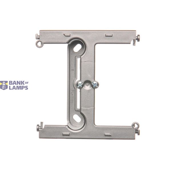 Surface-mounted box - an element extending a single box folded to multiple frames, Inox, metallized image 1