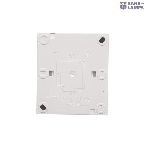 Double socket outlet with earthing IP44 version and shutters - flap in colour of the cover, 16A, quick connection, white image 1
