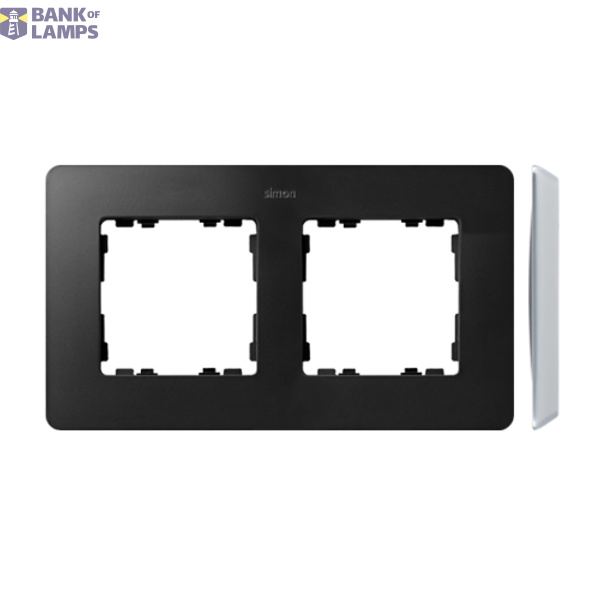 Double frame, Graphite, aluminium base image 1