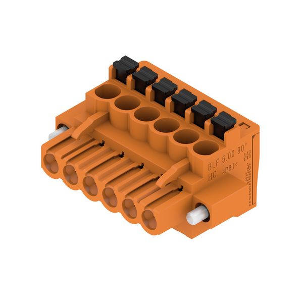 PCB plug-in connector, female plug, 5.00 mm, Number of poles: 6, 90°, PUSH IN with actuator, Clamping range, max. : 3.31 mm², Box image 4
