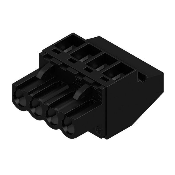 PCB plug-in connector, female plug, 5.00 mm, Number of poles: 4, 90°, Clamping yoke connection, Clamping range, max. : 4 mm², Box image 4