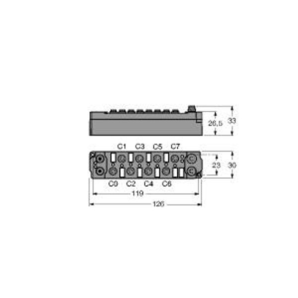 piconet Extension Module for IP-Link 8 Digital PNP Inputs Filter 3 ms   SNNE-0808D-0001 image 1