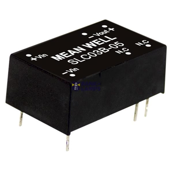 SLC03A-12 DC/DC converter 9-18V:+12V 250mA 3W, MEAN WELL image 1