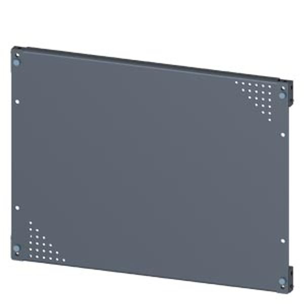 SIVACON, mounting plate, mounting with bracket, perforated, H: 400 mm, W: 600 mm image 1