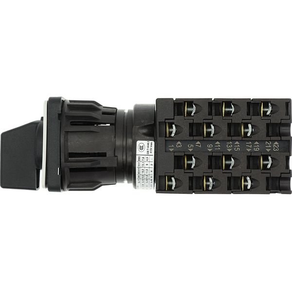 T0-6-8271/EZ Step switches, T0, 20 A, centre mounting, 6 contact unit(s), Contacts: 12, 45 °, maintained, Without 0 (Off) position, 1-4, Design number 8271 image 15