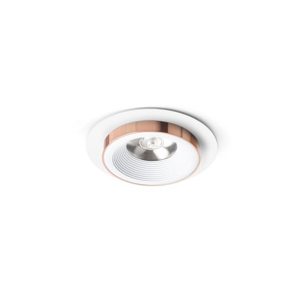 SHARM R I recessed white copper 230V LED 10W 24° 3000K image 1