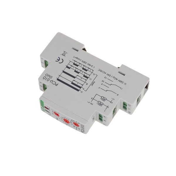 time relay, contact: 2xNO/NC; 230V AC / 24 V AC/DC image 3