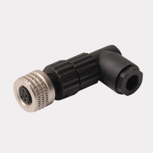 Field-Wireable Connector Female Connector M8 × 1/Ø 8 mm, Angled   H5241-0 image 2