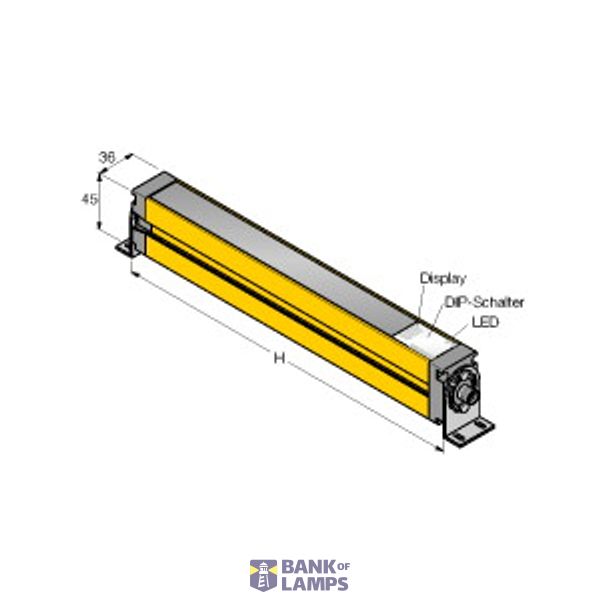 Safety Light Curtain Emitter/Receiver Pair   SLSP30-1500Q85 image 1