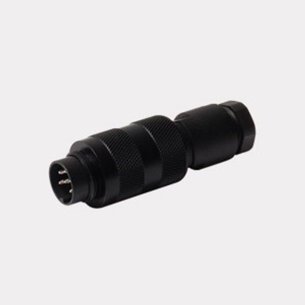 Field-Wireable Connector Male Connector M16 × 0.75, Straight   BS4-0 image 1
