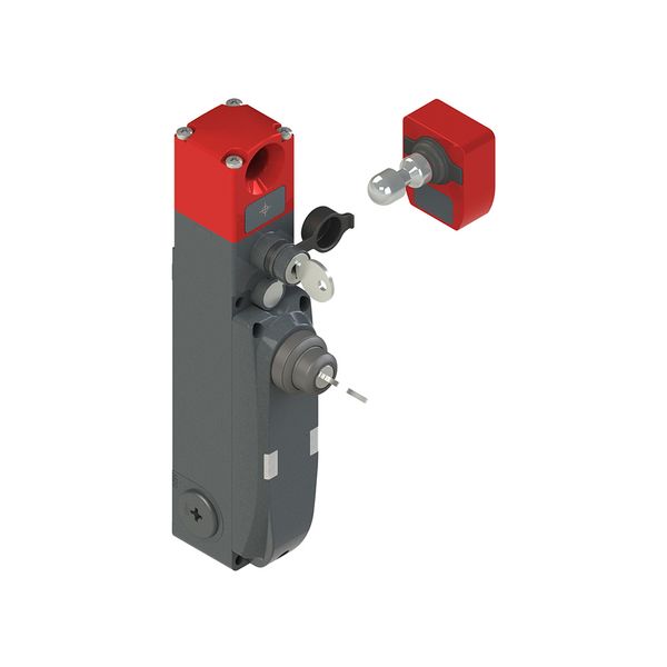 NG series safety switch with lock and integrated control devices, with actuator image 1
