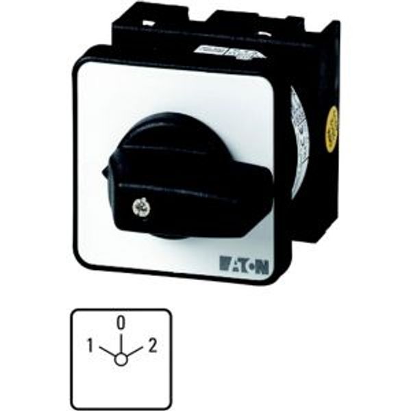 T0-4-8213/EZ Changeoverswitches, T0, 20 A, centre mounting, 4 contact unit(s), Contacts: 8, 60 °, maintained, With 0 (Off) position, 1-0-2, Design number 8213 image 4