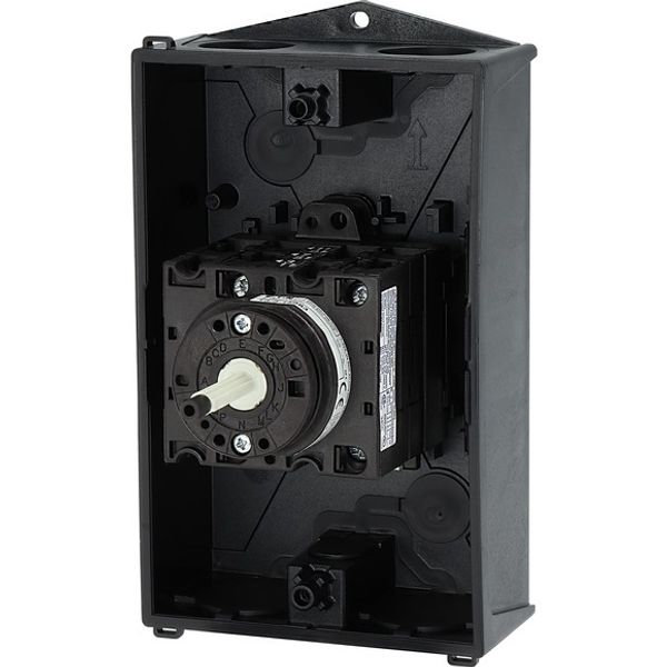 T3-3-15683/I2/SVB-SW Main switch, T3, 32 A, surface mounting, 3 contact unit(s), 3 pole, 2 N/O, 1 N/C, STOP function, With black rotary handle and locking ring, Lockable i image 9