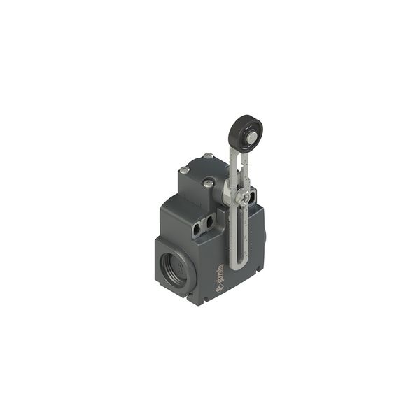 Position switch with adjustable lever and roller image 1