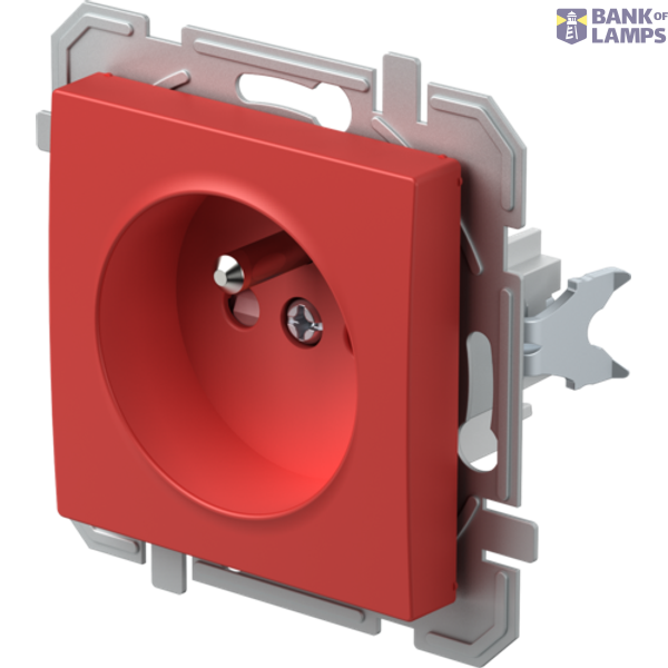SOCKET FRENCH 2P+E 16A 250V~ RD XO 4417076 image 2