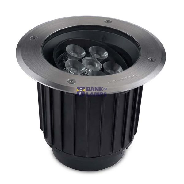 Recessed uplighting IP65-IP67 Gea Power LED Pro ø185mm LED 12.6W 3000K AISI 316 stainless steel 1169lm image 1