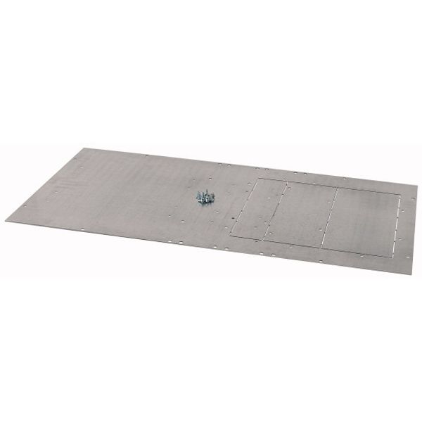 XSPBUP1006 Bottom plate, pre-punched, for WxD=1000x600mm image 1