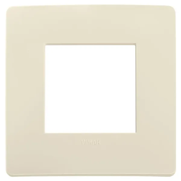 Plana Up 2M cover plate, matt ivory image 1