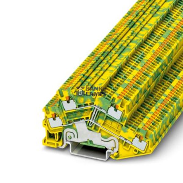 PTTBS 1,5/S-PE-R-CLXM - Protective conductor double-level terminal block image 1