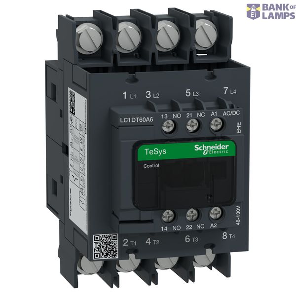 TeSysCTR4P60A AC3 NO+NC48-130V ACDC LUGS image 2