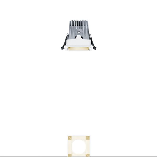PANOS INF Q68 10W 927 LDO FL-GD TL - LED ceiling-recessed luminaire image 1