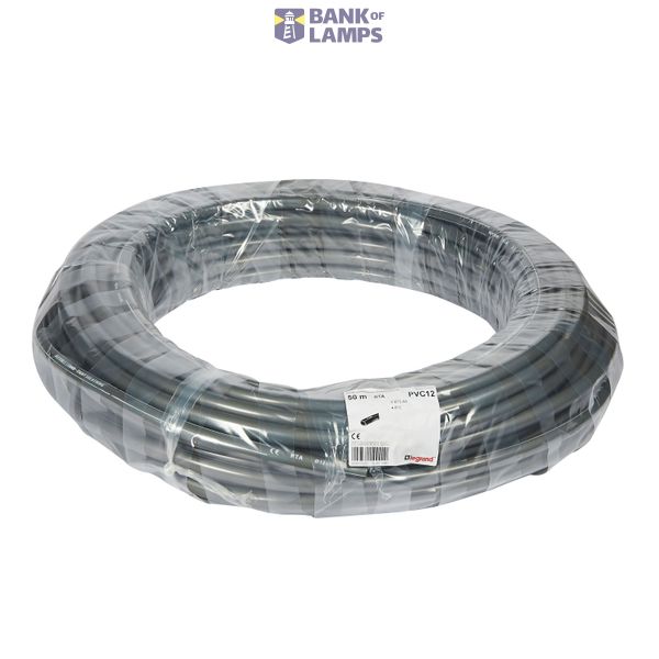 GE PVC-Flexible PVC plain conduit D10 Grey RAL7001 image 2