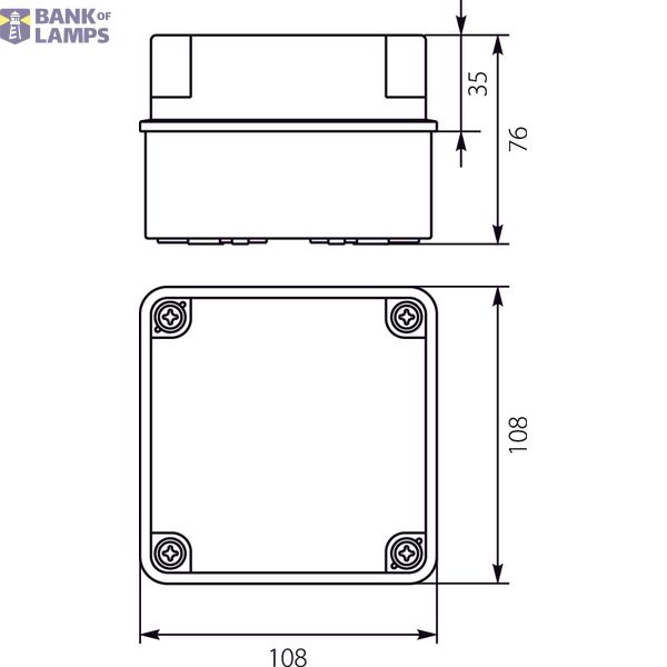 OH-1B.1 Hermetic housing with rail image 2