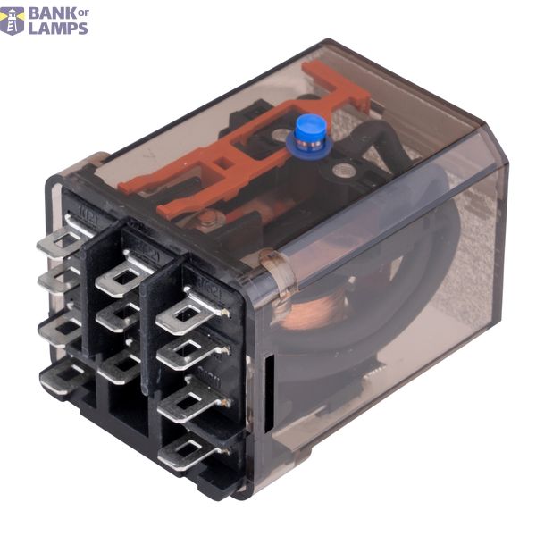 Power Relay 3 C/O 24VDC 16A, plain cover, AMP Faston 187 image 3
