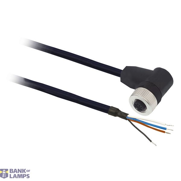 FEMALE 1/2INCH 20UNF PREWIRED CONNECTOR 3 PIN ELBOWED 20M PUR CABLE (C image 8