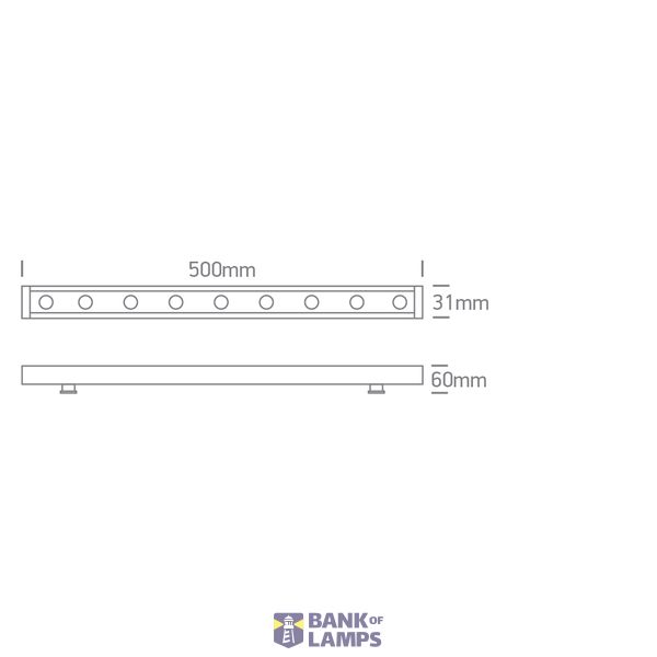 GREY 12W RGBW 20x60deg LENS IP66 24V DIMMABLE image 2