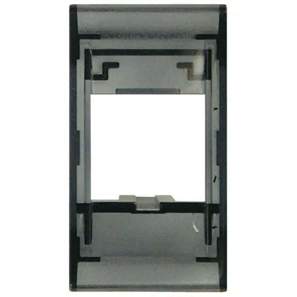 Adapter for Infra+ Schneider electric RJ45 outlets -  tinted black image 1