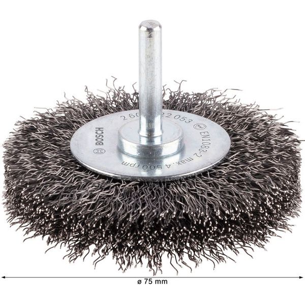 Wire Wheel Crimped 75x0.3 mm Steel image 2